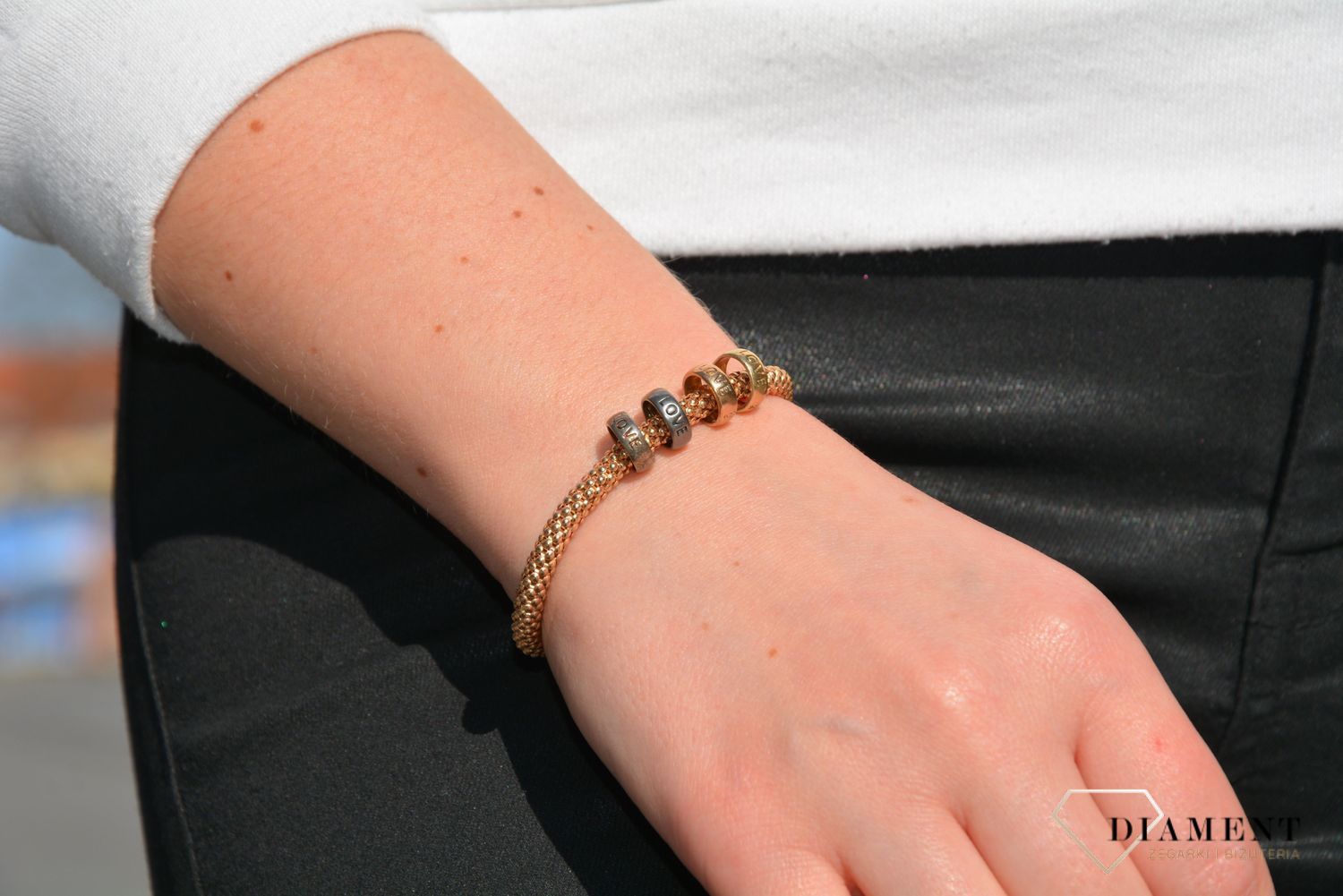 Bransoletka srebrna ✓Pozłacana bransoletka✓Srebrne Bransoletki Damskie w Sklepie z Biżuterią zegarki.jpg